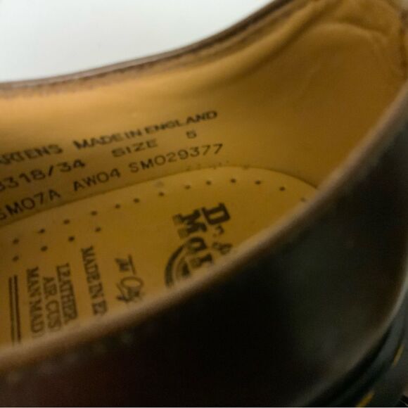 NEW Dr Martens 8318 Brown Smooth Boots UK 5 Men Size 6 made in England main image 5